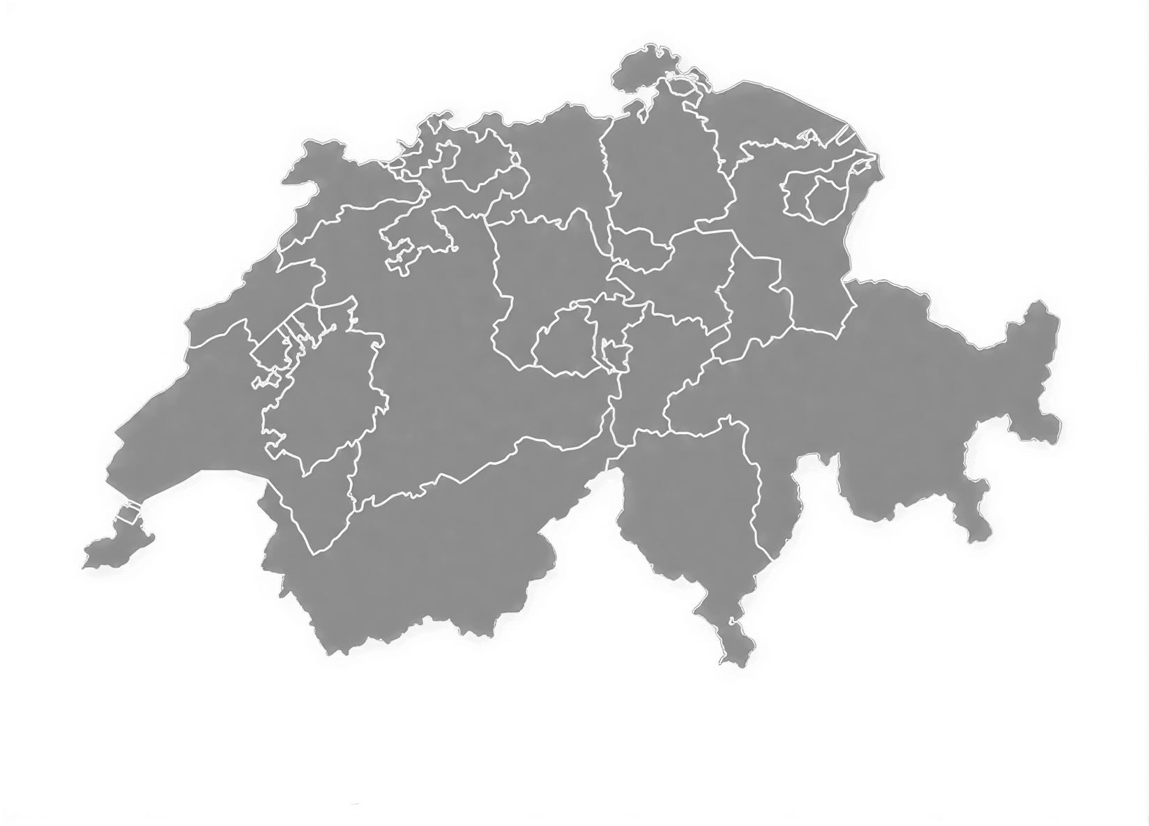 Karte der Schweiz